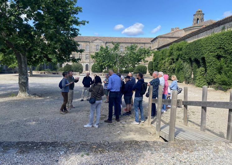 Visite du chateau abbaye de cassan